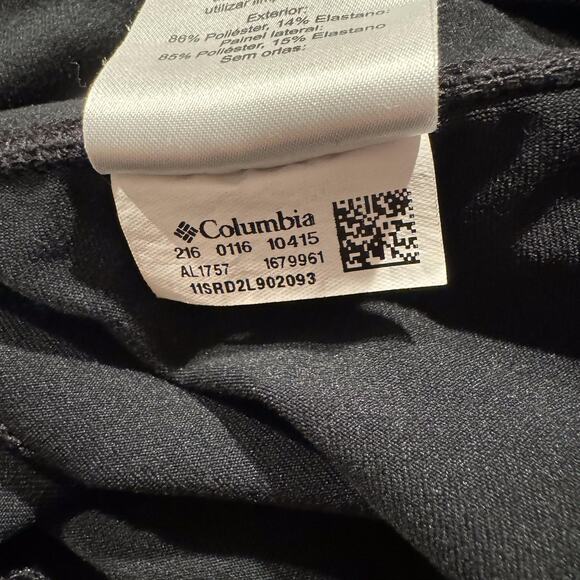 Columbia Womens Leggings Trail Flash Activewear Athletic Black Size Small KR - Picture 4 of 5